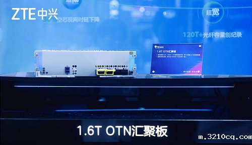中兴通讯发布国内首款1.6T OTN样机 开启算间传输新时代