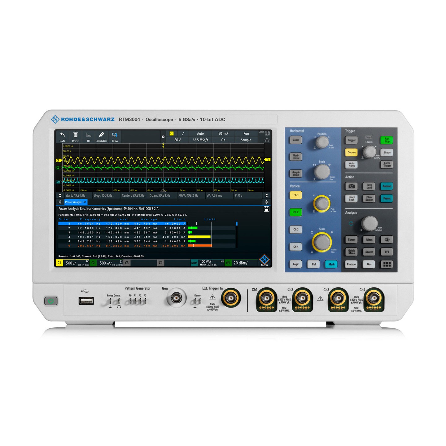 R&S®RTM3000 示波器