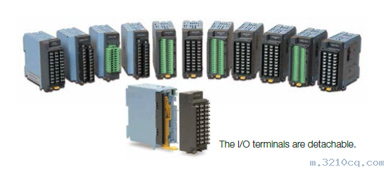 Select from a wide variety of input /output modules.