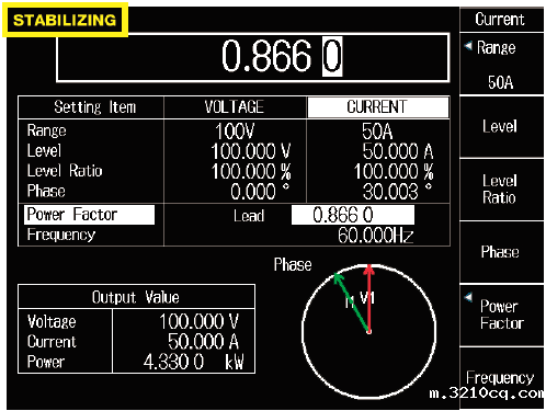LS3300 Stabilizing Indication